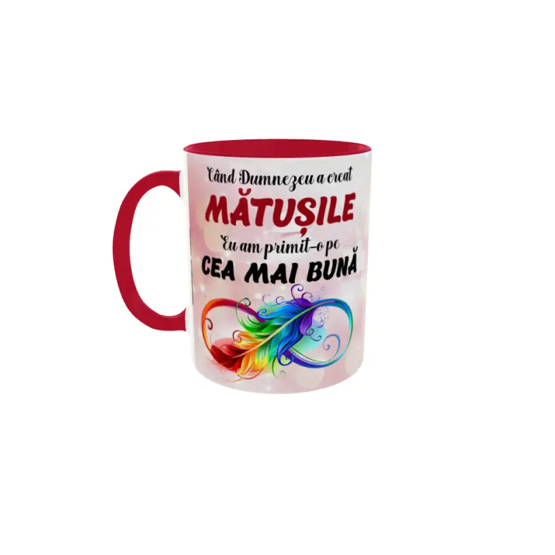 Cand dumnezeu a creat matusile, cana ceramica, 330ml, cgs1834